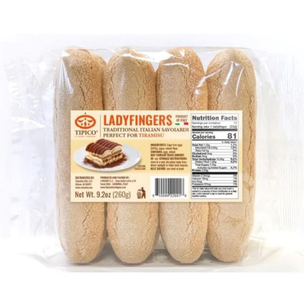 TIPICO: Ladyfingers Cookies, 9.2 oz