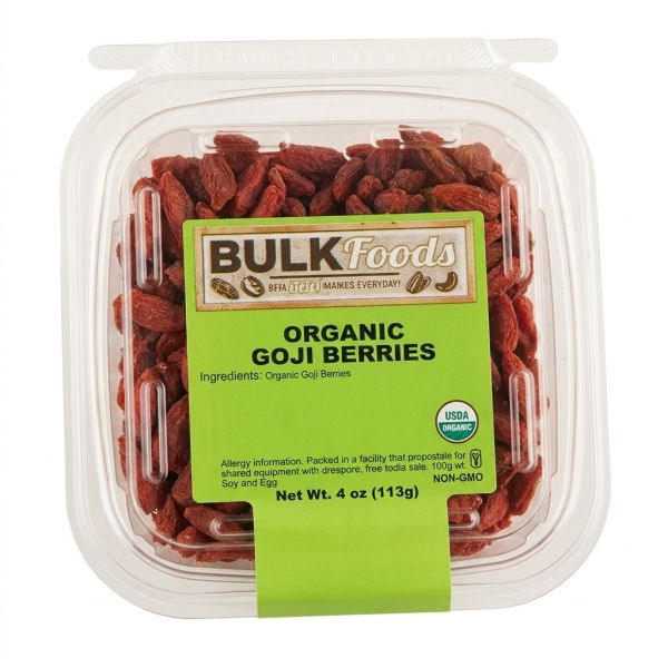 TORN & GLASSER: Organic Goji Berries, 4 oz