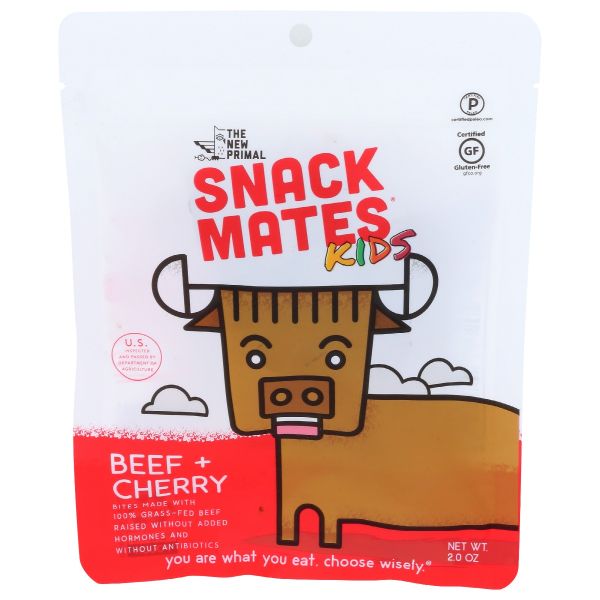 THE NEW PRIMAL: Snack Mates Beef And Cherry Bites, 2 oz