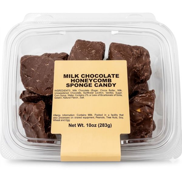 TORN & GLASSER: Milk Chocolate Honeycomb Sponge Candy, 10 oz