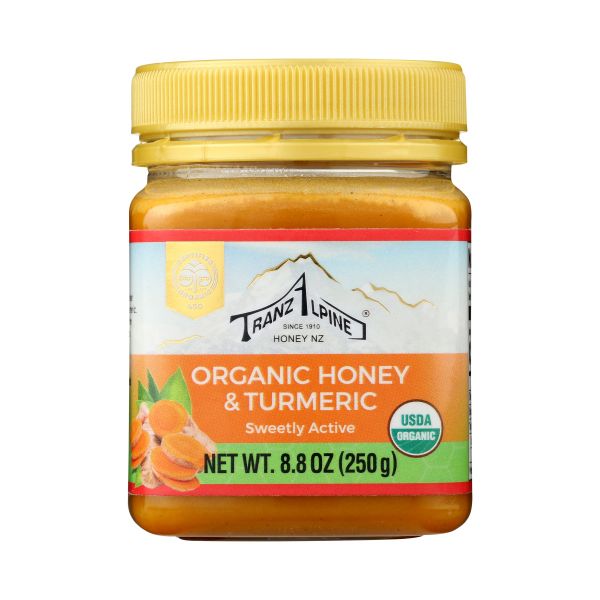 TRANZALPINE: Organic Honey Tumeric, 8.8 oz