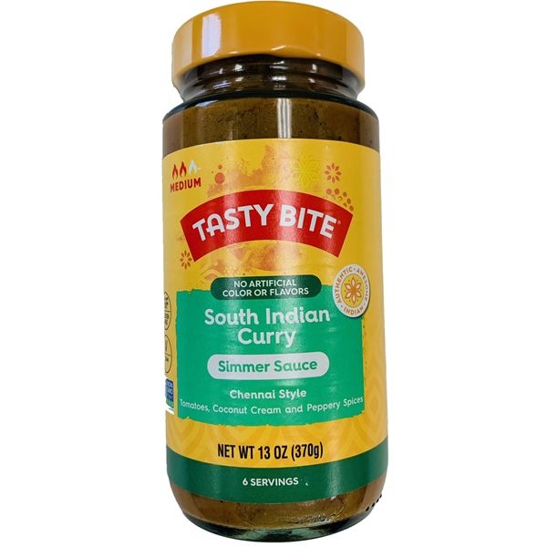TASTY BITE: South Indian Curry Simmer Sauce, 13 oz