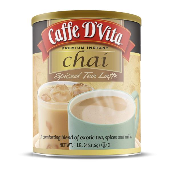 CAFFE D VITA: Spiced Chai Tea Latte, 16 oz