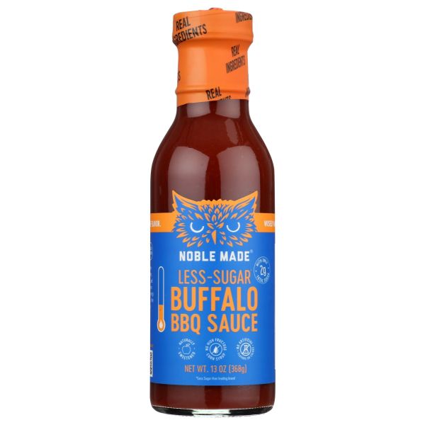 THE NEW PRIMAL: Noble Made Less Sugar Buffalo Sauce, 13 oz