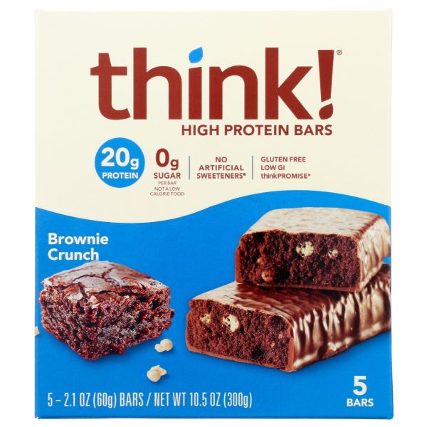 THINK: High Protein Bar Brownie Crunch, 10.5 oz