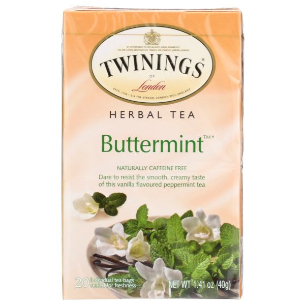 TWINING TEA: Buttermint Tea, 20 bg