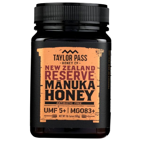 TAYLOR PASS HONEY: Reserve Mānuka UMF5 Honey, 500 gm