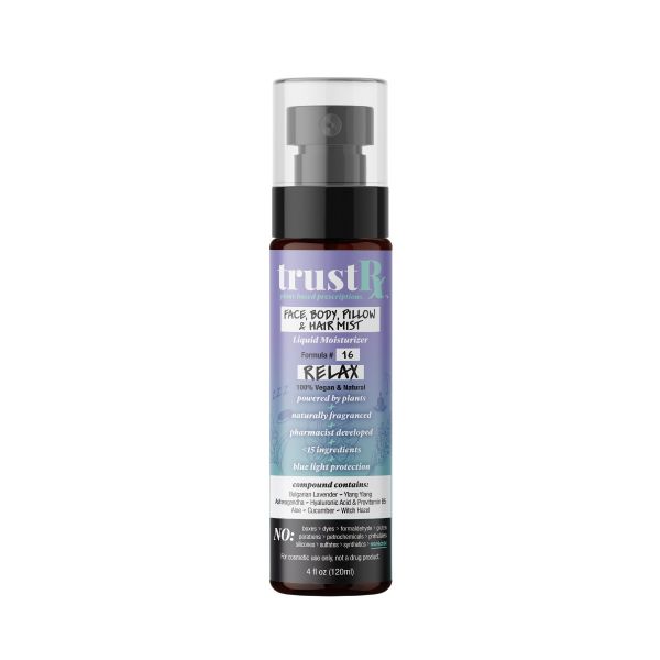 TRUSTRX: Relax Face Body Hair Mist, 4 fo