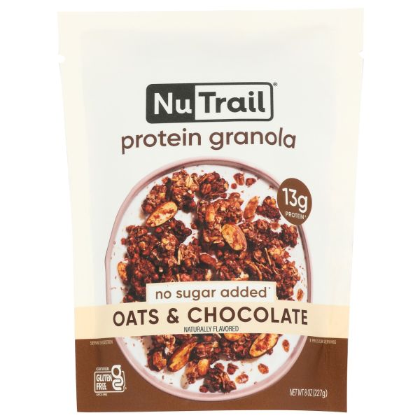 NUTRAIL: Chocolate Protein Granola, 8 oz