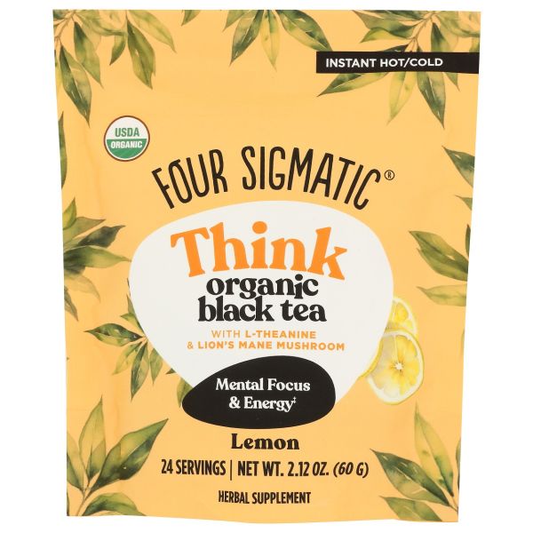 FOUR SIGMATIC: Think Organic Black Tea, 2.12 oz