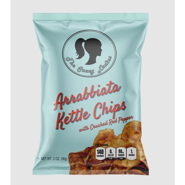 THE SAUCY LADIES: Arrabiatta Kettle Chips, 2 oz