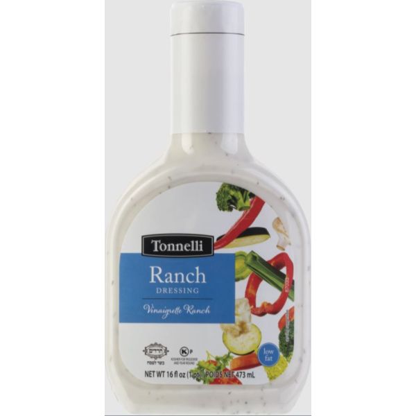 TONNELLI: Ranch Salad Dressing, 16 fo