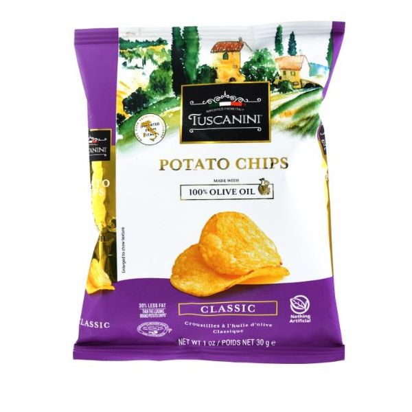 TUSCANINI: Classic Potato Chips, 1 oz