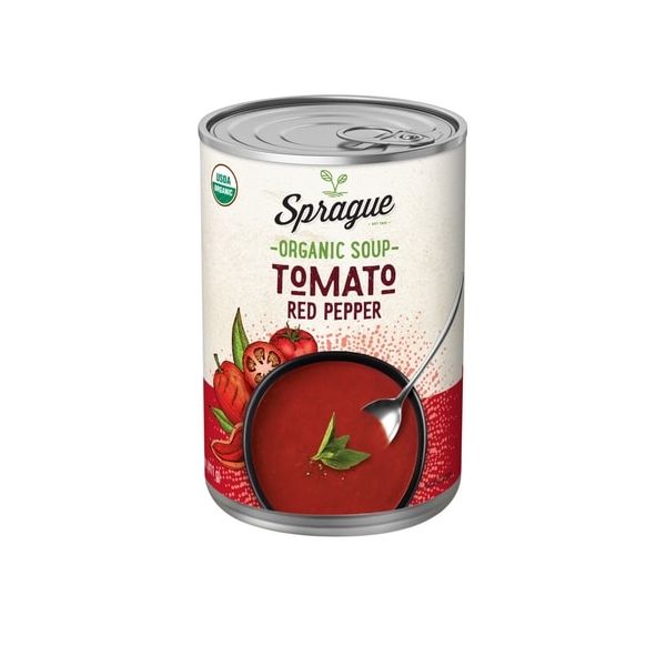 SPRAGUE: Organic Tomato Red Pepper Soup, 14.5 oz