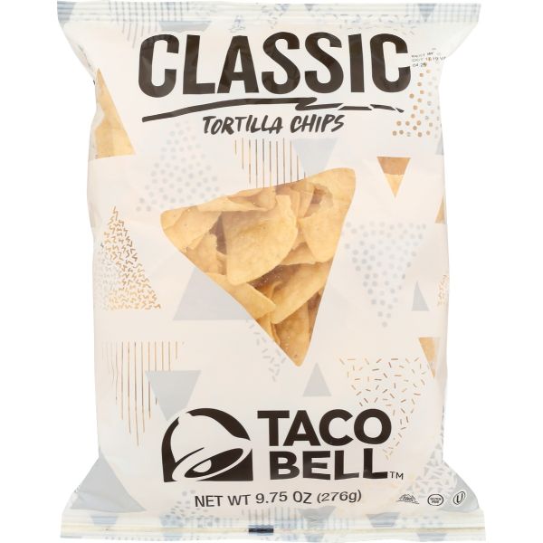 TACO BELL: Classic Tortilla Chips, 9.75 oz