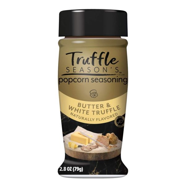 TRUFFLE SEASONS: Butter White Truffle Popcorn Seasoning, 2.8 oz