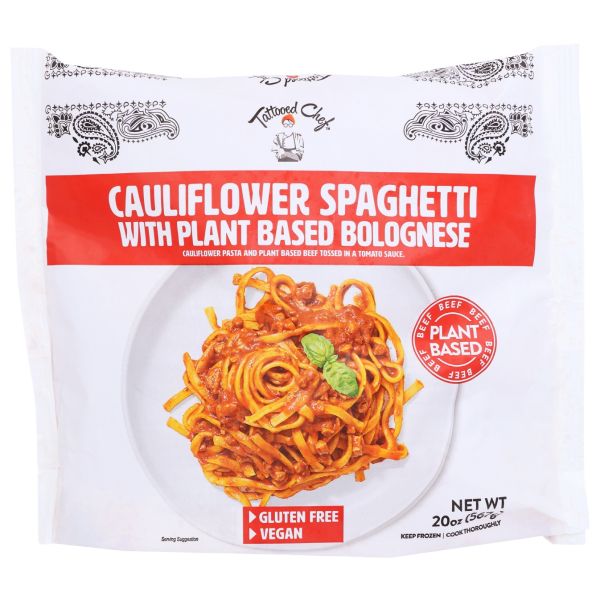 TATTOOED CHEF: Cauliflower Spaghetti With Bolognese, 20 oz