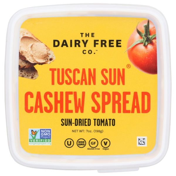 THE DAIRY FREE CO: Tuscan Sun Cashew Spread, 7 oz