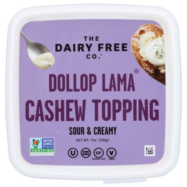 THE DAIRY FREE CO: Dollop Lama Cashew Topping, 7 oz