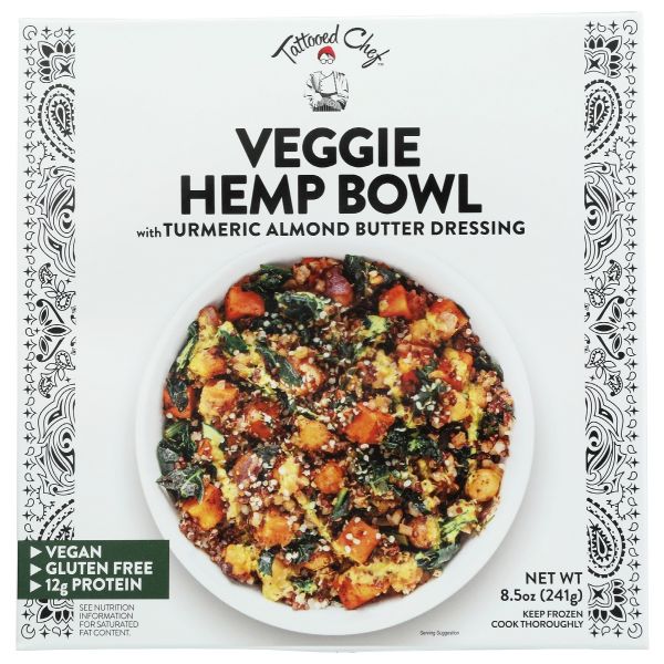 TATTOOED CHEF: Veggie Hemp Bowl, 8.5 oz