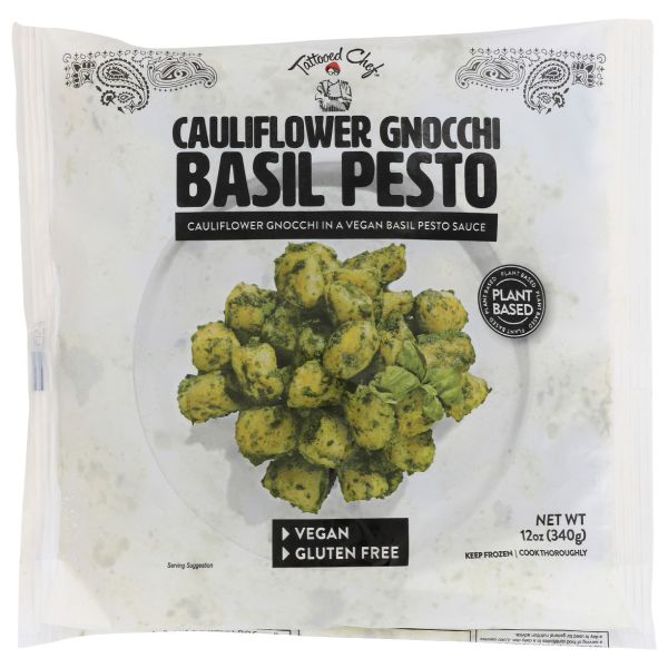 TATTOOED CHEF: Cauliflower Gnocchi Pesto, 12 oz