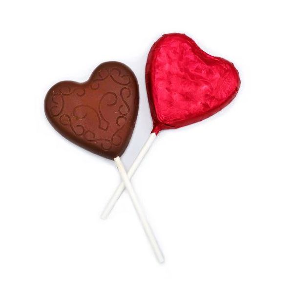 THOMPSON: Heart Pops Chocolate, 1 oz