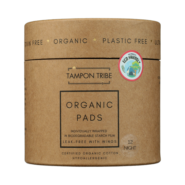 TAMPON TRIBE INC: Unscented Night Pads, 12 pc