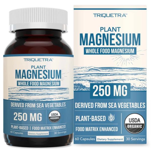 TRIQUETRA HEALTH: Plant Magnesium 250mg, 60 cp