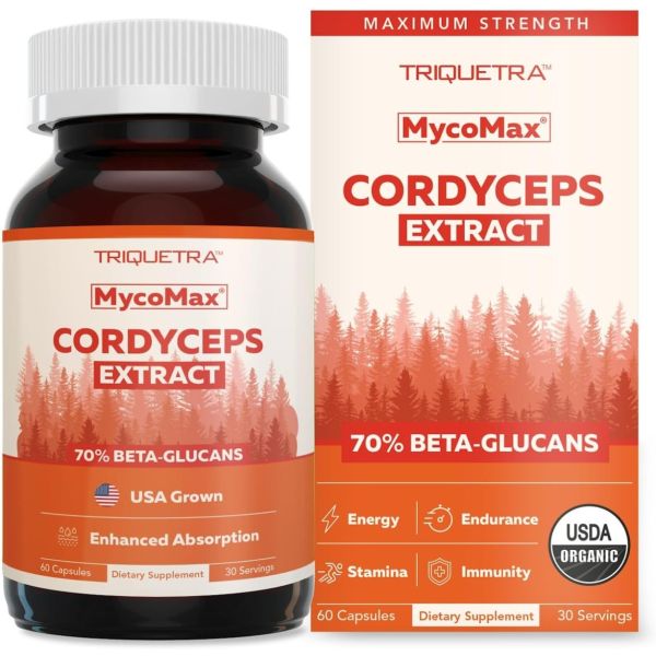 TRIQUETRA HEALTH: Cordycep Mushroom Extract, 60 cp