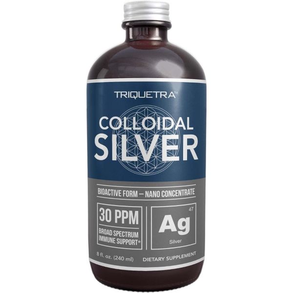 TRIQUETRA HEALTH: Colloidal Silver, 8 oz