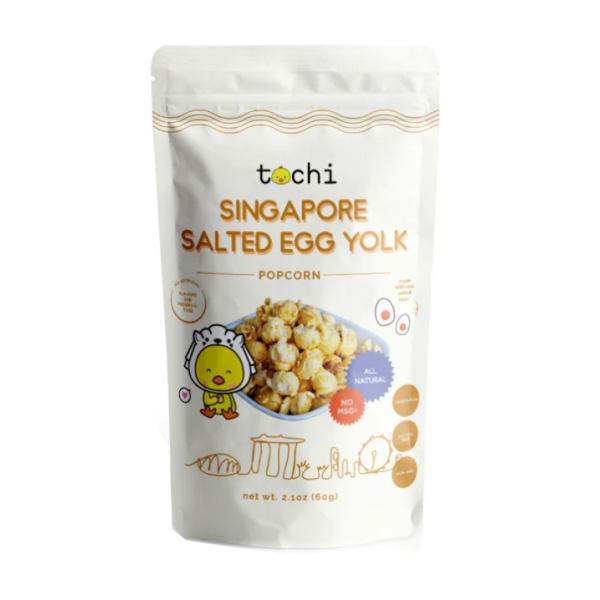 TOCHI SNACKS: Singapore Salted Egg Yolk Popcorn, 60 gm