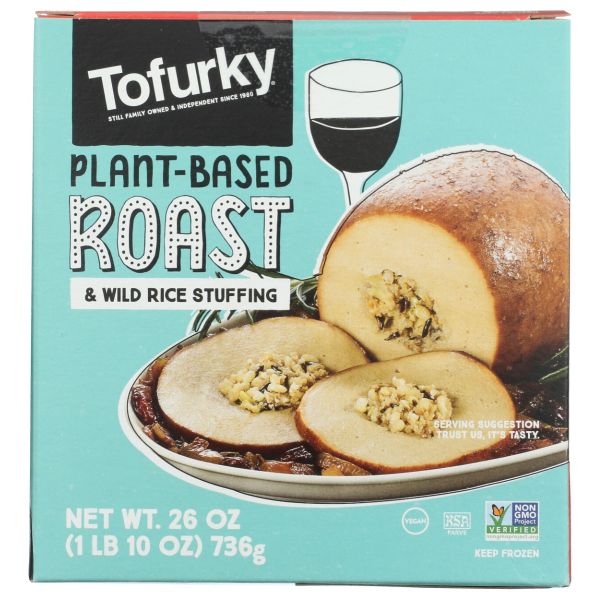 TOFURKY: Plant Based Roast and Wild Rice Stuffing, 26 oz