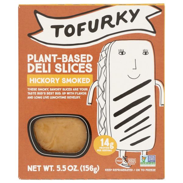 TOFURKY: Hickory Smoked Plant Based Deli Slices, 5.5 oz