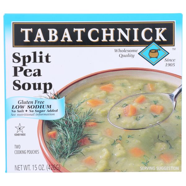 TABATCHNICK: Split Pea Soup Low Sodium, 15 oz