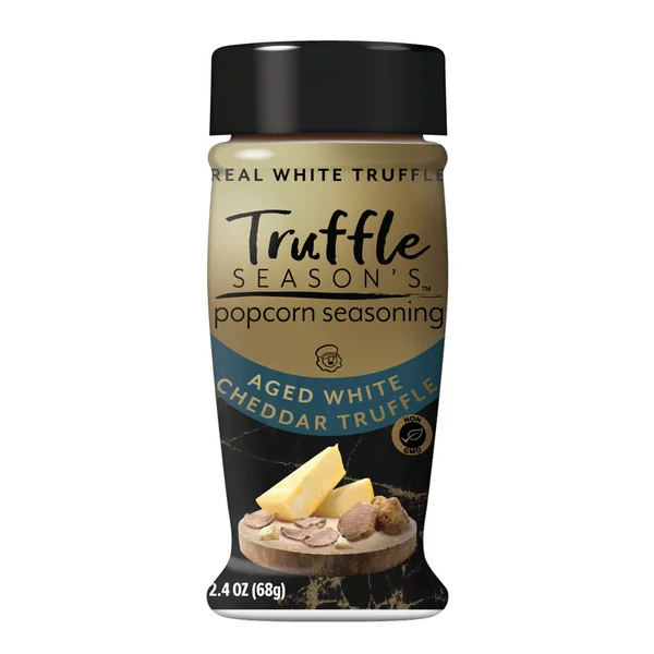 TRUFFLE SEASONS: Aged White Cheddar Truffle, 2.4 oz