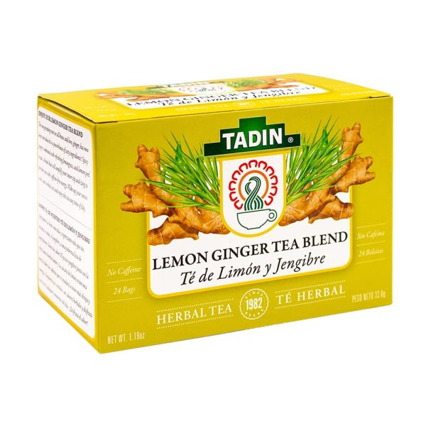 TADIN: Lemon Ginger Tea, 24 ea