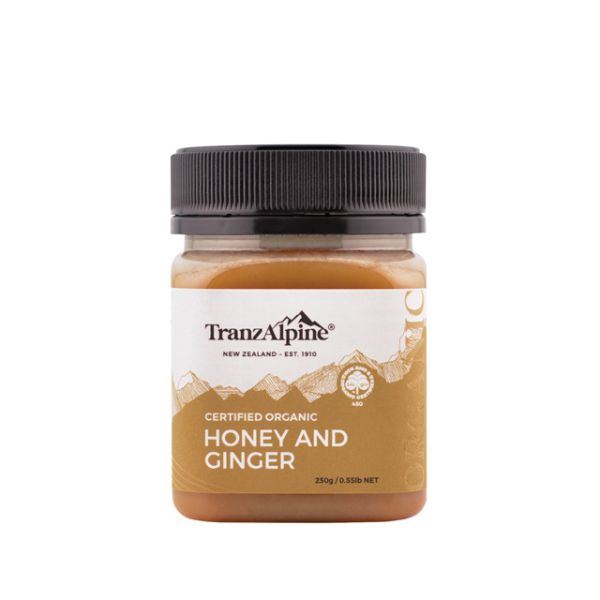 TRANZALPINE: Organic Honey and Ginger, 8.8 oz