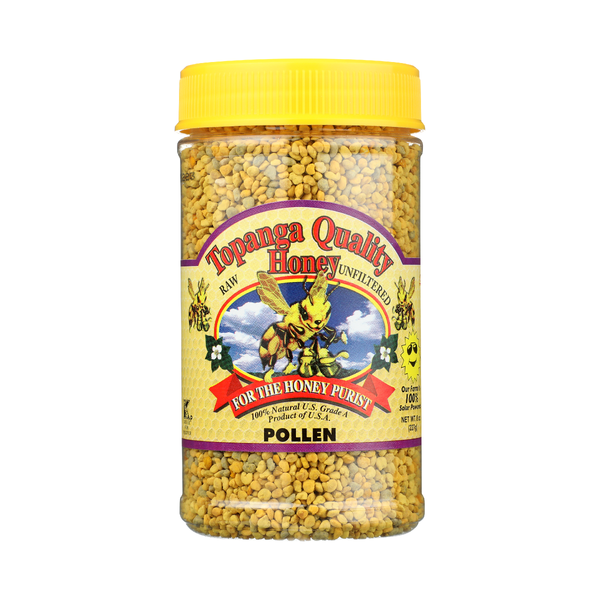 TOPANGA QUALITY HONEY: Honey Bee Pollen Raw, 8 oz