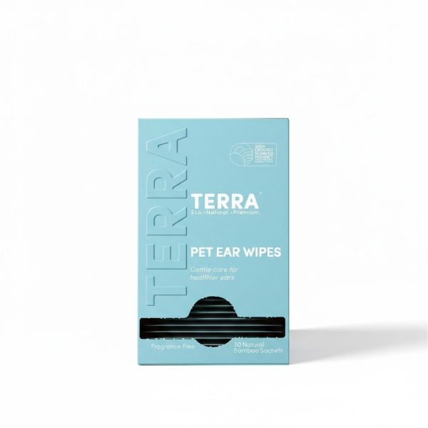 TERRA ORGANICS: Pet Ear Wipes, 30 ea
