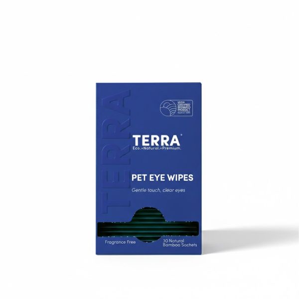 TERRA ORGANICS: Pet Eye Wipes, 30 ea