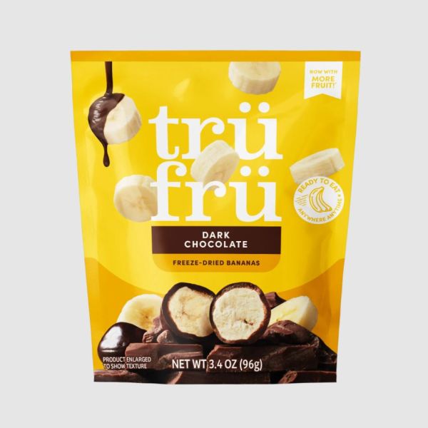 TRU FRU: Bananas Freeze Dried Fresh with Dark Chocolate, 1.7 oz