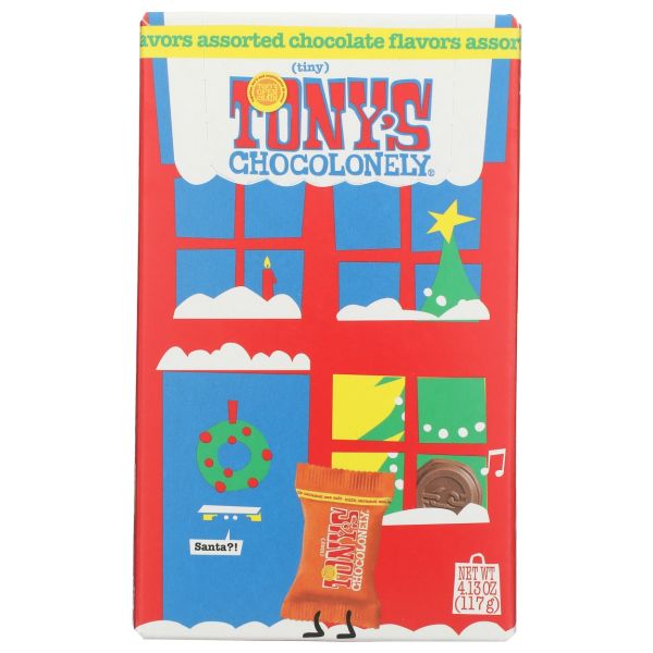 TONYS CHOCOLONELY: Christmas Box Chocolate, 4.13 oz