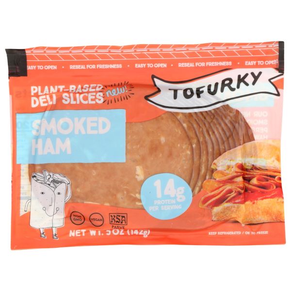 TOFURKY: Plant Based Smoked Ham Next Gen Deli Slices, 5 oz