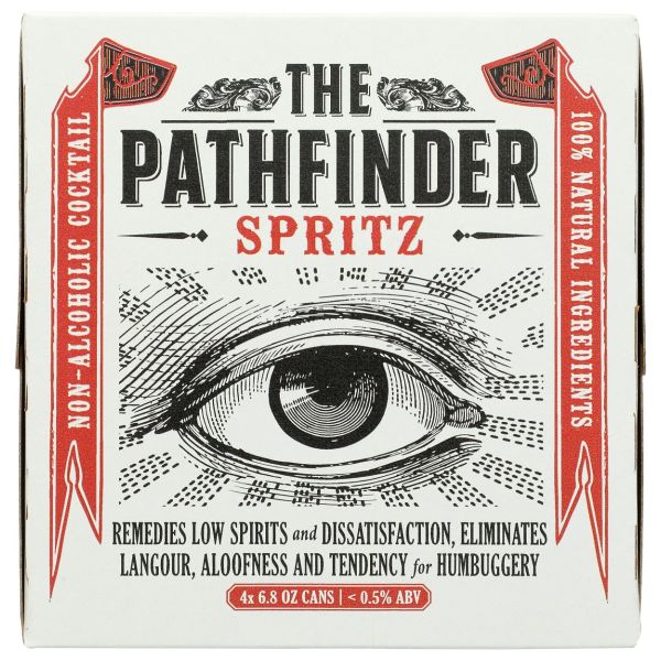 THE PATHFINDER: Spritz Non Alcoholic Cocktail 4 Count, 27.2 fo