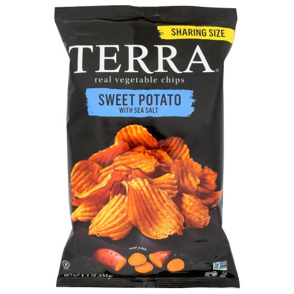 TERRA CHIPS: Sweet Potato Crinkle Cut, 8.2 oz