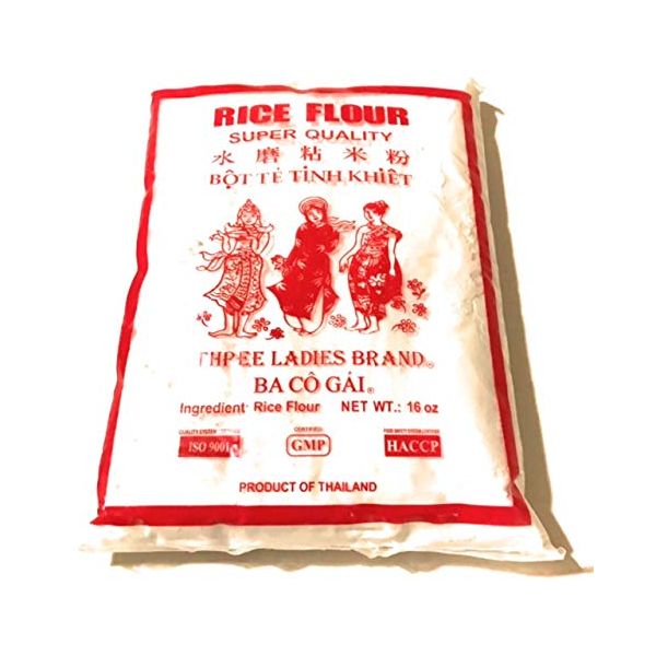 THREE LADIES: Rice Flour, 16 oz