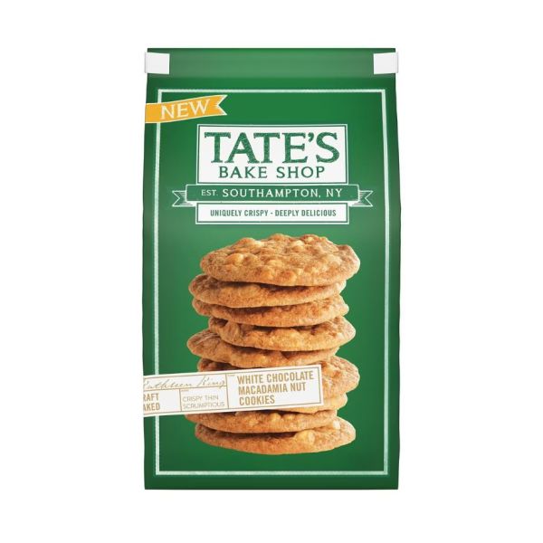 TATES: White Chocolate Macadamia Nut Cookies, 7 oz