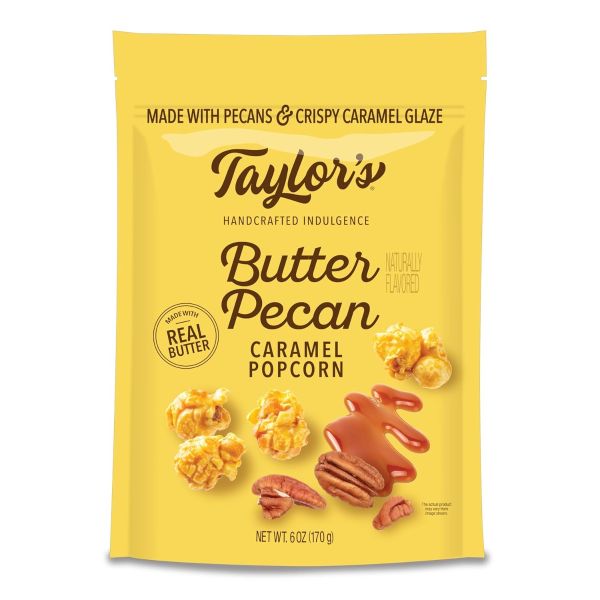 TAYLORS: Butter Pecan Caramel Popcorn, 6 oz