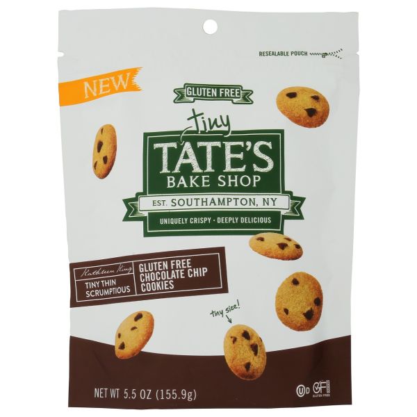TATES: Tiny Gluten Free Chocolate Chip Cookies, 5.5 oz