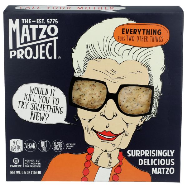 THE MATZO PROJECT: Matzo Everything Flats, 5.5 oz